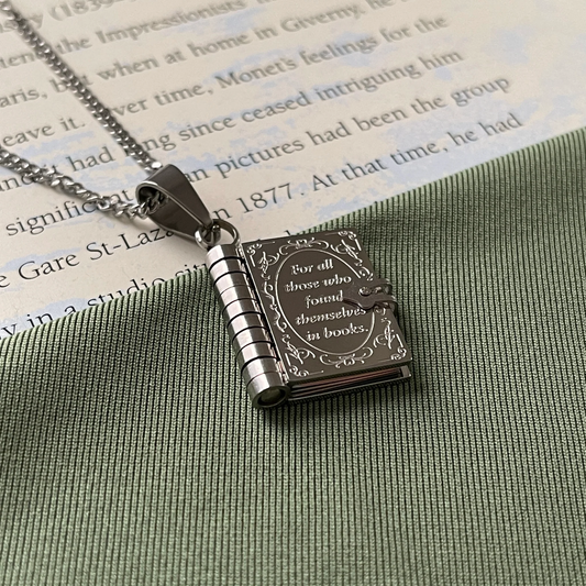 Bookish Necklace